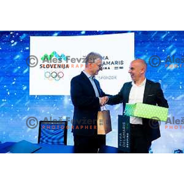 Press conference of Slovenia Olympic Committee 72 days before Milano-Cortina 2026 Winter Olympic Games in Ljubljana, Slovenia on November 26, 2025. Photo: Filip Barbalic