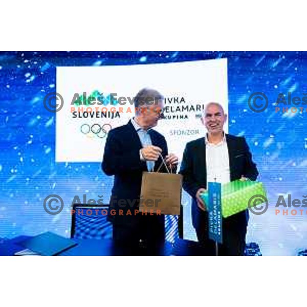 Press conference of Slovenia Olympic Committee 72 days before Milano-Cortina 2026 Winter Olympic Games in Ljubljana, Slovenia on November 26, 2025. Photo: Filip Barbalic