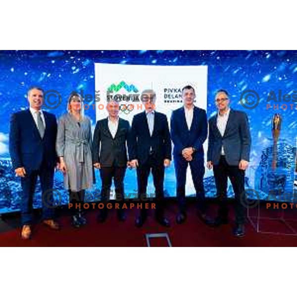 Press conference of Slovenia Olympic Committee 72 days before Milano-Cortina 2026 Winter Olympic Games in Ljubljana, Slovenia on November 26, 2025. Photo: Filip Barbalic