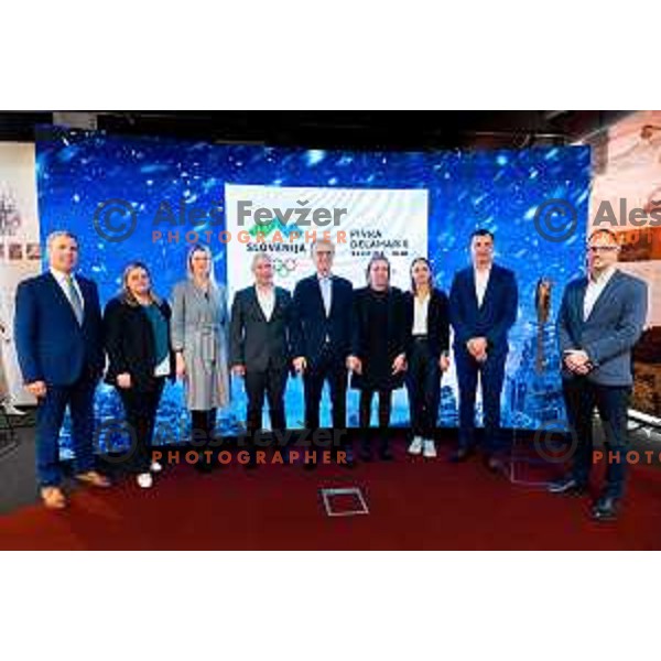 Press conference of Slovenia Olympic Committee 72 days before Milano-Cortina 2026 Winter Olympic Games in Ljubljana, Slovenia on November 26, 2025. Photo: Filip Barbalic