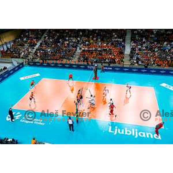 Hala Tivoli during CEV Men\'s Champions League 2026 Early Stage volleyball match between ACH Volley (SLO) and Radnicki Kragujevac (SRB) in Tivoli Hall, Ljubljana, Slovenia on November 27, 2025. Photo: Filip Barbalic