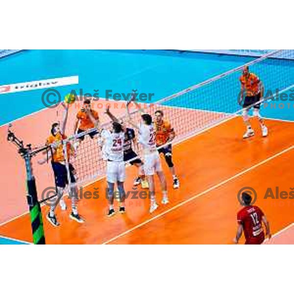 Hala Tivoli during CEV Men\'s Champions League 2026 Early Stage volleyball match between ACH Volley (SLO) and Radnicki Kragujevac (SRB) in Tivoli Hall, Ljubljana, Slovenia on November 27, 2025. Photo: Filip Barbalic