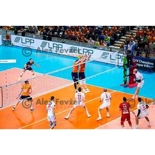 Hala Tivoli during CEV Men\'s Champions League 2026 Early Stage volleyball match between ACH Volley (SLO) and Radnicki Kragujevac (SRB) in Tivoli Hall, Ljubljana, Slovenia on November 27, 2025. Photo: Filip Barbalic