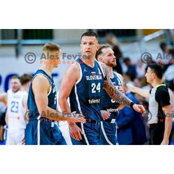 Alen Omic of Slovenia in action during FIBA Basketball World Cup 2027 European Qualifiers between Slovenia and Estonia in Bonifika Hall, Koper, Slovenia on November 28, 2025