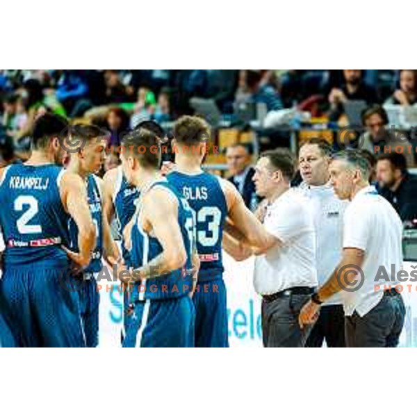 Aleksander Sekulic, head coach of Slovenia during FIBA Basketball World Cup 2027 European Qualifiers between Slovenia and Estonia in Bonifika Hall, Koper, Slovenia on November 28, 2025
