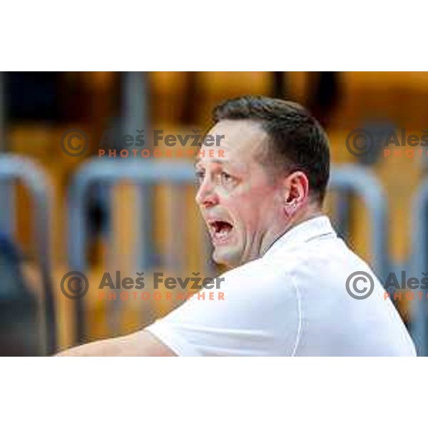 Aleksander Sekulic, head coach of Slovenia during FIBA Basketball World Cup 2027 European Qualifiers between Slovenia and Estonia in Bonifika Hall, Koper, Slovenia on November 28, 2025