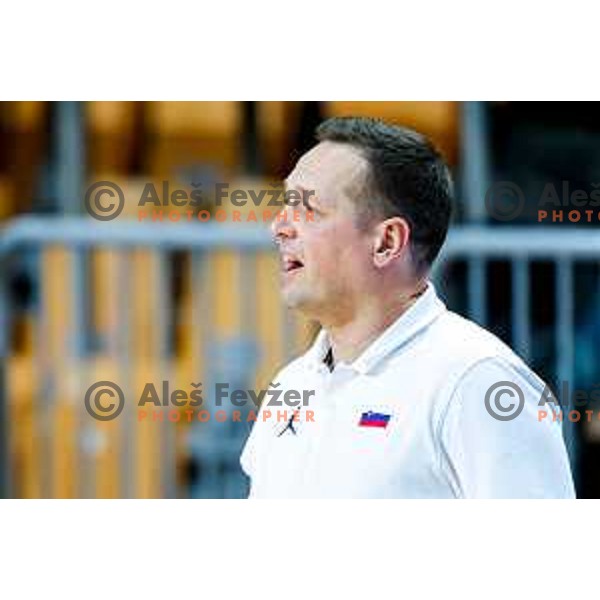 Aleksander Sekulic, head coach of Slovenia during FIBA Basketball World Cup 2027 European Qualifiers between Slovenia and Estonia in Bonifika Hall, Koper, Slovenia on November 28, 2025