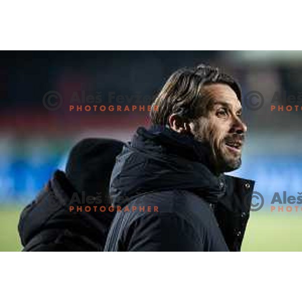 in action during Prva liga Telemach 2025/26 football match between NK Aluminij and NK Primorje in Sportni park Kidricevo, Slovenia on November 28, 2025. Photo: Jure Banfi
