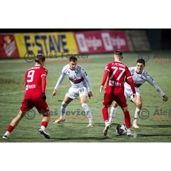 Mirko Mutavcic in action during Prva liga Telemach 2025/26 football match between NK Aluminij and NK Primorje in Sportni park Kidricevo, Slovenia on November 28, 2025. Photo: Jure Banfi