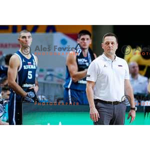 Aleksander Sekulic, head coach of Slovenia during FIBA Basketball World Cup 2027 European Qualifiers between Slovenia and Estonia in Bonifika Hall, Koper, Slovenia on November 28, 2025