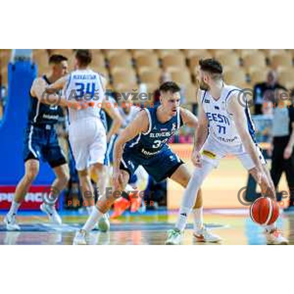 Gregor Glas during FIBA Basketball World Cup 2027 European Qualifiers between Slovenia and Estonia in Bonifika Hall, Koper, Slovenia on November 28, 2025