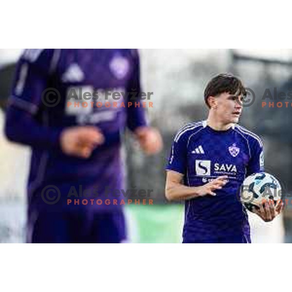 Mark Spanring in action during Prva liga Telemach 2025/26 football match between NK Mura and NK Maribor in Fazanerija, Murska Sobota, Slovenia on November 29, 2025. Photo: Jure Banfi