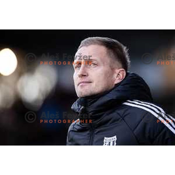 Darjan Slavic, head coach of NK Mura during Prva liga Telemach 2025/26 football match between NK Mura and NK Maribor in Fazanerija, Murska Sobota, Slovenia on November 29, 2025. Photo: Jure Banfi