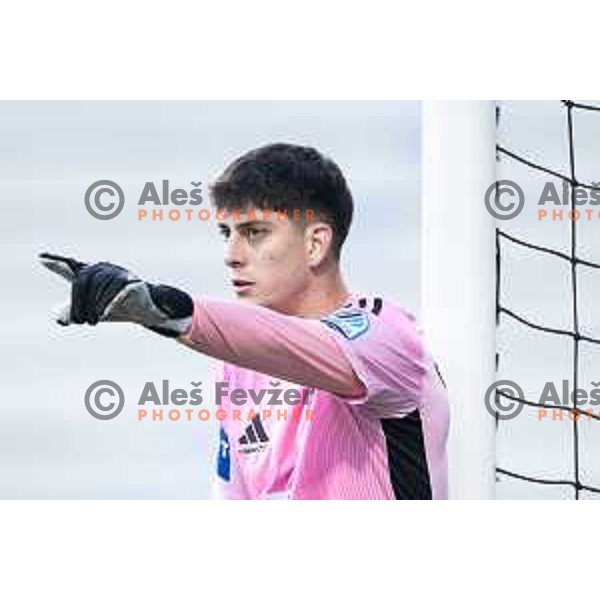 Nejc Dermastija in action during Prva liga Telemach 2025/26 football match between NK Mura and NK Maribor in Fazanerija, Murska Sobota, Slovenia on November 29, 2025. Photo: Jure Banfi