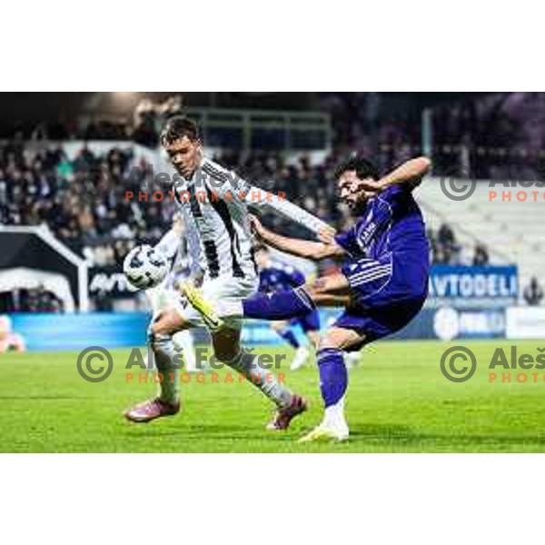 Ali Reghba in action during Prva liga Telemach 2025/26 football match between NK Mura and NK Maribor in Fazanerija, Murska Sobota, Slovenia on November 29, 2025. Photo: Jure Banfi