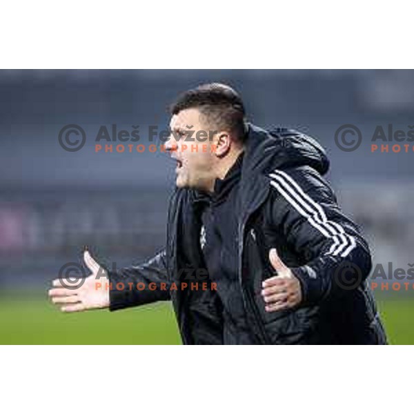 Feda Dudic, head coach of NK Maribor during Prva liga Telemach 2025/26 football match between NK Mura and NK Maribor in Fazanerija, Murska Sobota, Slovenia on November 29, 2025. Photo: Jure Banfi
