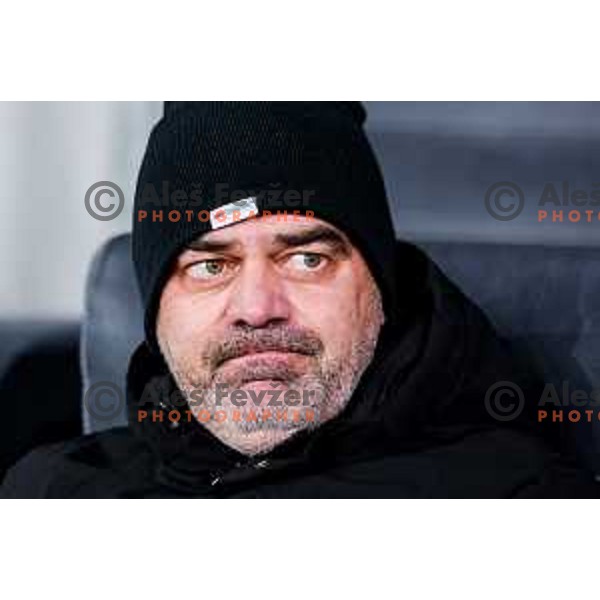 in action during Prva liga Telemach 2025/2026 football match between Olimpija and Kalcer Radomlje in SRC Stozice, Ljubljana, Slovenia on Novermber 29, 2025