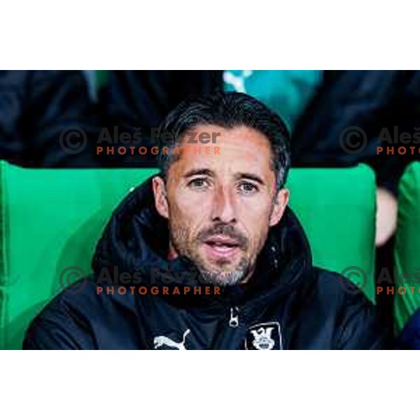 in action during Prva liga Telemach 2025/2026 football match between Olimpija and Kalcer Radomlje in SRC Stozice, Ljubljana, Slovenia on Novermber 29, 2025