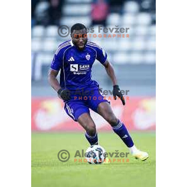 Bradley M’Bondo in action during Prva liga Telemach 2025/26 football match between NK Mura and NK Maribor in Fazanerija, Murska Sobota, Slovenia on November 29, 2025. Photo: Jure Banfi