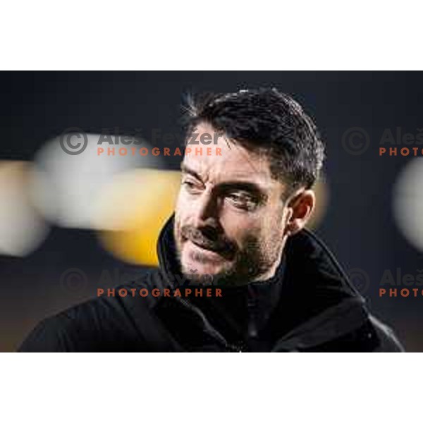 Albert Riera, head coach of NK Celje during Prva liga Telemach 2025/26 football match between NK Celje and NK Koper in Stadion z’dezele, Celje, Slovenia on November 30, 2025. Photo: Jure Banfi