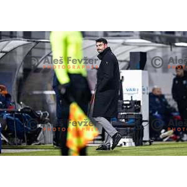 Albert Riera, head coach of NK Celje during Prva liga Telemach 2025/26 football match between NK Celje and NK Koper in Stadion z’dezele, Celje, Slovenia on November 30, 2025. Photo: Jure Banfi