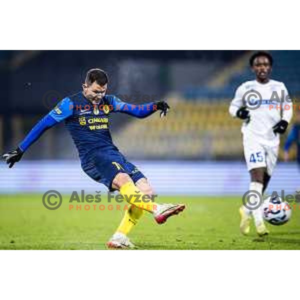 Vitaly Lisakovich in action during Prva liga Telemach 2025/26 football match between NK Celje and NK Koper in Stadion z’dezele, Celje, Slovenia on November 30, 2025. Photo: Jure Banfi