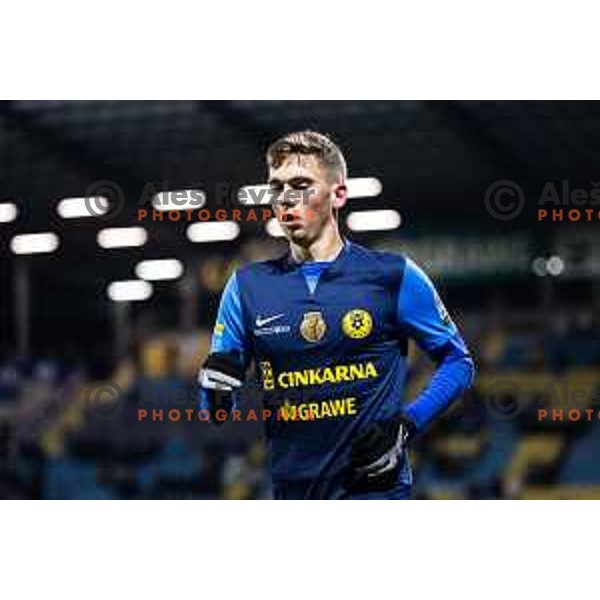 Ivica Vidovic in action during Prva liga Telemach 2025/26 football match between NK Celje and NK Koper in Stadion z’dezele, Celje, Slovenia on November 30, 2025. Photo: Jure Banfi