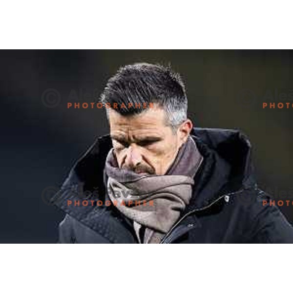Zoran Zeljkovic, head coach of NK Koper during Prva liga Telemach 2025/26 football match between NK Celje and NK Koper in Stadion z’dezele, Celje, Slovenia on November 30, 2025. Photo: Jure Banfi