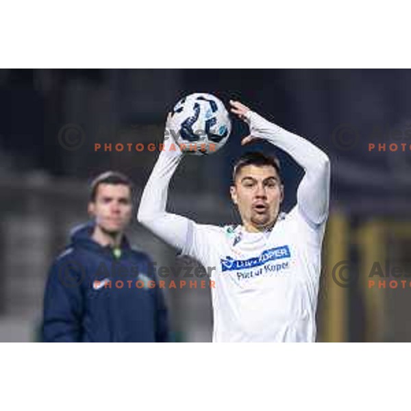 Veljko Mijailovic in action during Prva liga Telemach 2025/26 football match between NK Celje and NK Koper in Stadion z’dezele, Celje, Slovenia on November 30, 2025. Photo: Jure Banfi