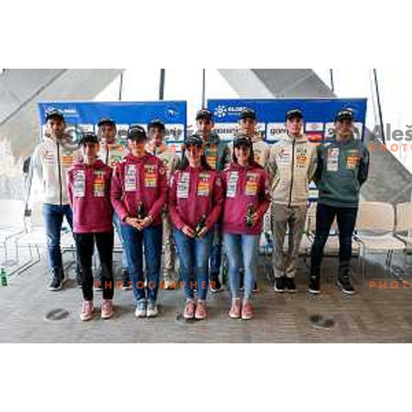during Slovenia Ski-jumping team press conference in Ljubljana, Slovenia on December 2, 2024