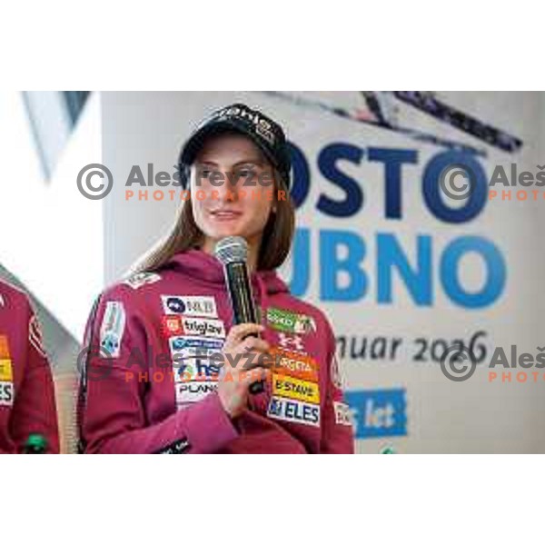 during Slovenia Ski-jumping team press conference in Ljubljana, Slovenia on December 2, 2024