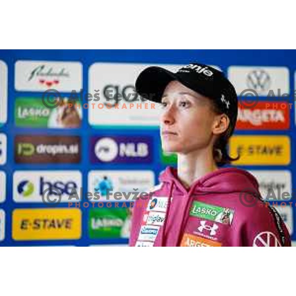 during Slovenia Ski-jumping team press conference in Ljubljana, Slovenia on December 2, 2024