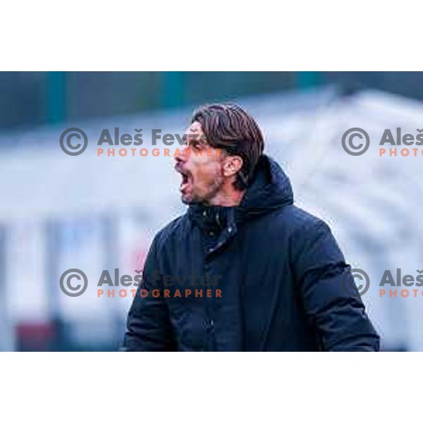 Milan Andjelkovic during Pivovarna Union Slovenian Cup quarter-final football match between Kalcer Radomlje and Primorje in Radomlje Sports Park, Slovenia on December 3, 2025