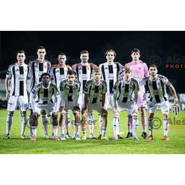 NK Mura starting eleven during Pivovarna Union Slovenian Cup 2025/26 football match between NK Mura and NK Nafta 1903 in Fazanerija, Murska Sobota, Slovenia on December 3, 2025. Photo: Jure Banfi