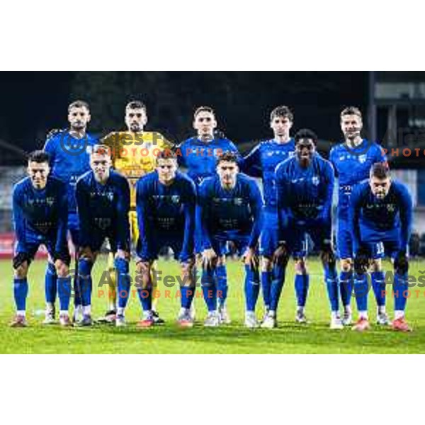 NK Nafta 1903 starting eleven during Pivovarna Union Slovenian Cup 2025/26 football match between NK Mura and NK Nafta 1903 in Fazanerija, Murska Sobota, Slovenia on December 3, 2025. Photo: Jure Banfi