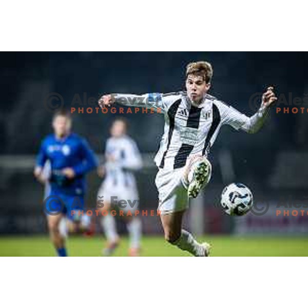 in action during Pivovarna Union Slovenian Cup 2025/26 football match between NK Mura and NK Nafta 1903 in Fazanerija, Murska Sobota, Slovenia on December 3, 2025. Photo: Jure Banfi