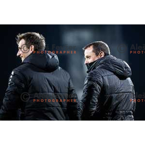 Jozsef Bozsik, head coach of NK Nafta 1903 during Pivovarna Union Slovenian Cup 2025/26 football match between NK Mura and NK Nafta 1903 in Fazanerija, Murska Sobota, Slovenia on December 3, 2025. Photo: Jure Banfi