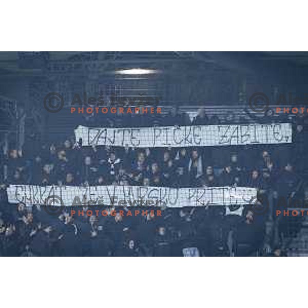 Black Gringos during Pivovarna Union Slovenian Cup 2025/26 football match between NK Mura and NK Nafta 1903 in Fazanerija, Murska Sobota, Slovenia on December 3, 2025. Photo: Jure Banfi
