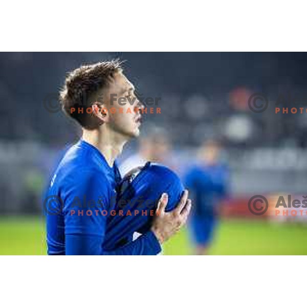 Rok Pirtovsek in action during Pivovarna Union Slovenian Cup 2025/26 football match between NK Mura and NK Nafta 1903 in Fazanerija, Murska Sobota, Slovenia on December 3, 2025. Photo: Jure Banfi