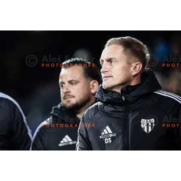 Darjan Slavic, head coach of NK Mura during Pivovarna Union Slovenian Cup 2025/26 football match between NK Mura and NK Nafta 1903 in Fazanerija, Murska Sobota, Slovenia on December 3, 2025. Photo: Jure Banfi