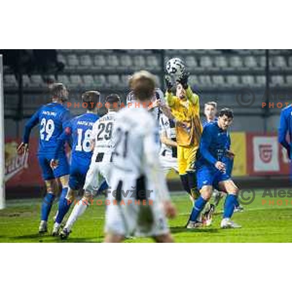 Ervin Nemeth in action during Pivovarna Union Slovenian Cup 2025/26 football match between NK Mura and NK Nafta 1903 in Fazanerija, Murska Sobota, Slovenia on December 3, 2025. Photo: Jure Banfi