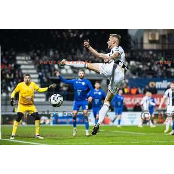 in action during Pivovarna Union Slovenian Cup 2025/26 football match between NK Mura and NK Nafta 1903 in Fazanerija, Murska Sobota, Slovenia on December 3, 2025. Photo: Jure Banfi