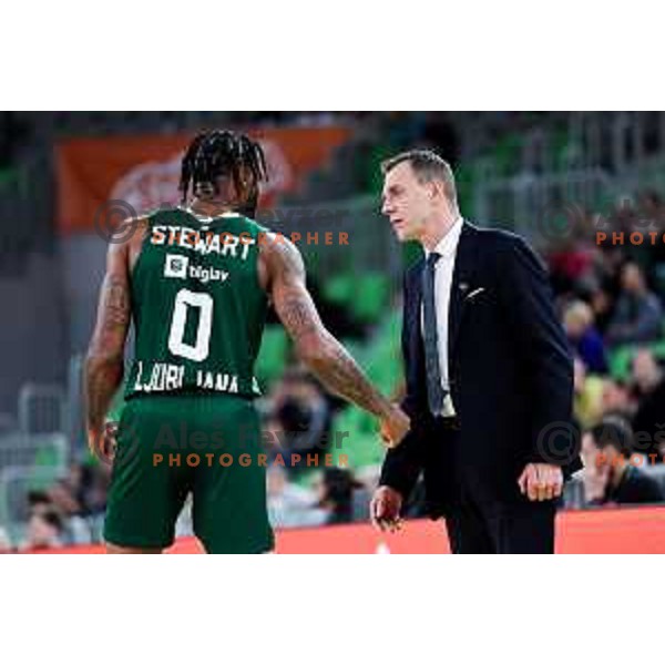 in action during BKT EuroCup 2025/2026 basketball match between Cedevita Olimpija (SLO) and Slask Wroclaw (POL) in SRC Stozice, Ljubljana, Slovenia on December 4, 2025. Photo: Filip Barbalic