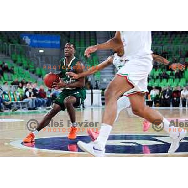 in action during BKT EuroCup 2025/2026 basketball match between Cedevita Olimpija (SLO) and Slask Wroclaw (POL) in SRC Stozice, Ljubljana, Slovenia on December 4, 2025. Photo: Filip Barbalic