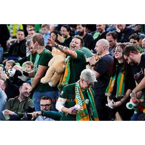in action during BKT EuroCup 2025/2026 basketball match between Cedevita Olimpija (SLO) and Slask Wroclaw (POL) in SRC Stozice, Ljubljana, Slovenia on December 4, 2025. Photo: Filip Barbalic