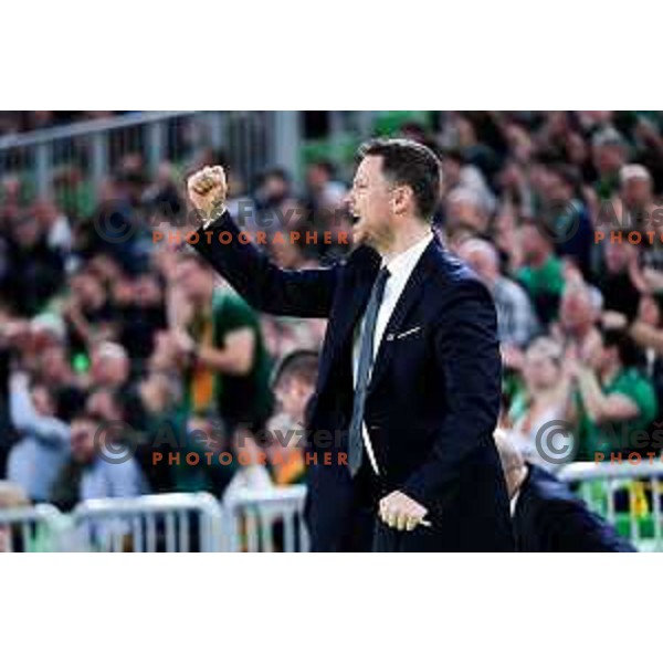 in action during BKT EuroCup 2025/2026 basketball match between Cedevita Olimpija (SLO) and Slask Wroclaw (POL) in SRC Stozice, Ljubljana, Slovenia on December 4, 2025. Photo: Filip Barbalic