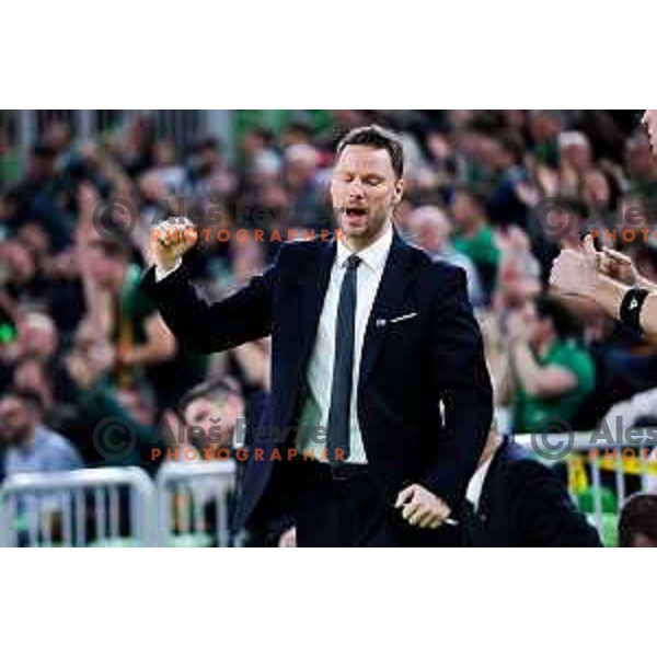 in action during BKT EuroCup 2025/2026 basketball match between Cedevita Olimpija (SLO) and Slask Wroclaw (POL) in SRC Stozice, Ljubljana, Slovenia on December 4, 2025. Photo: Filip Barbalic