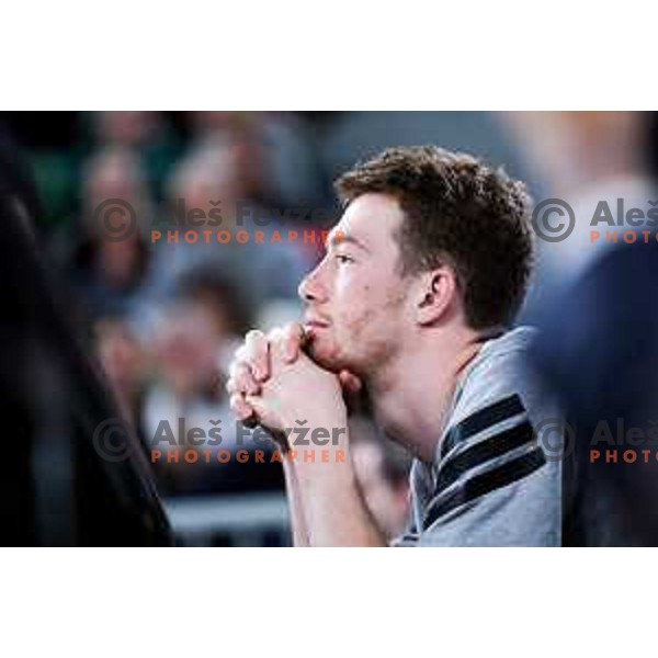 in action during BKT EuroCup 2025/2026 basketball match between Cedevita Olimpija (SLO) and Slask Wroclaw (POL) in SRC Stozice, Ljubljana, Slovenia on December 4, 2025. Photo: Filip Barbalic