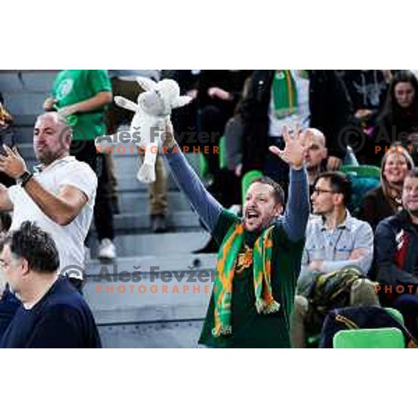 in action during BKT EuroCup 2025/2026 basketball match between Cedevita Olimpija (SLO) and Slask Wroclaw (POL) in SRC Stozice, Ljubljana, Slovenia on December 4, 2025. Photo: Filip Barbalic