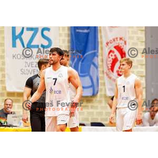 in action during OTP Bank League basketball match between Triglav and Kansai Helios in Planina Hall, Kranj, Slovenia on December 6, 2025